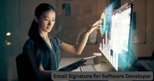email signature for software developer