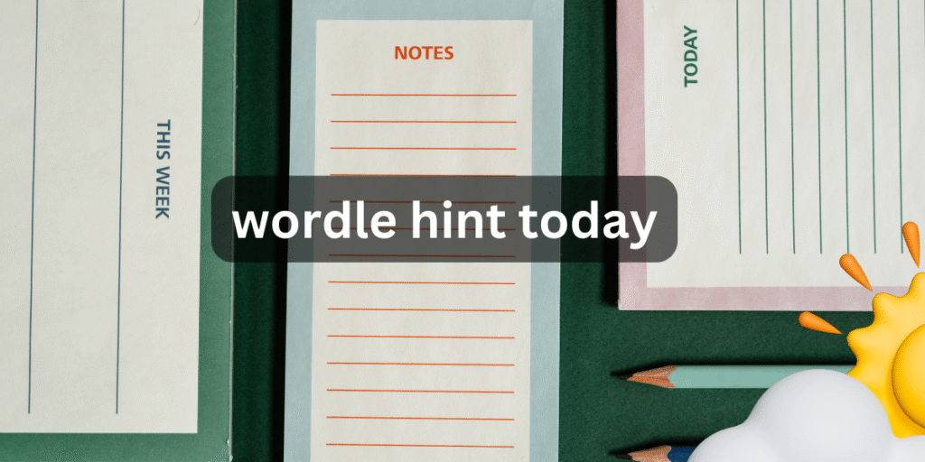 wordle hint today