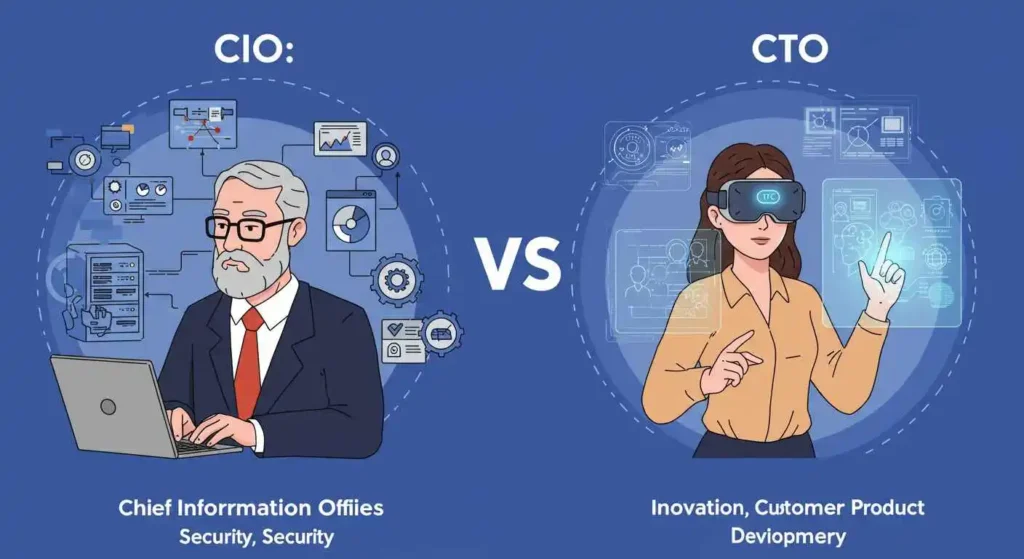 Chief Information Officer vs Chief Technology Officer